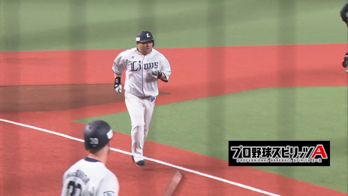4番 #中村剛也 選手のホームランで2点を先制！ GW開始を告げる、きれいなアーチをレフトスタンドへ描きます！ #埼玉西武ライオンズ #seibulions