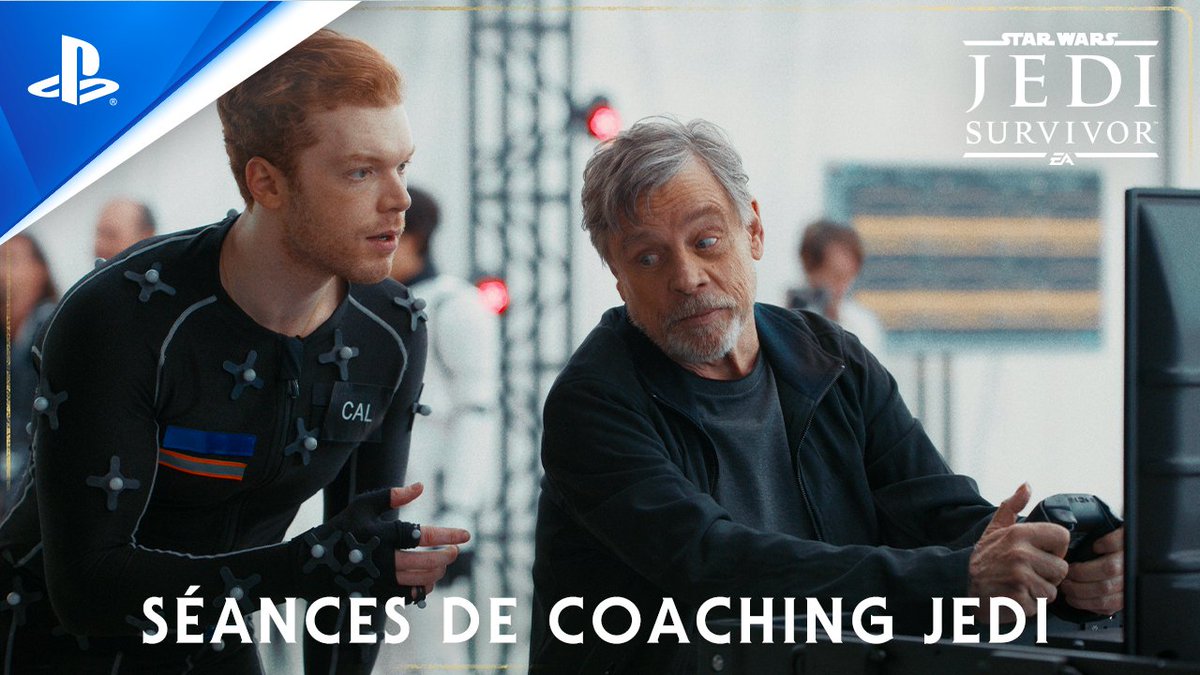 Quand un Jedi coache un Jedi : Mark Hamill a entraîné cameron monaghan pour qu'il soit le meilleur Jedi ! À vous de maitriser la Force avec Cal Kestis dans STAR WARS Jedi: Survivor sur PS5 :