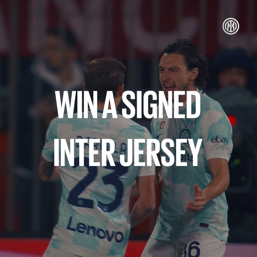 Score signed Inter swag from the sidelines! Enter to win exclusive gear by following Lenovo and Inter ⭐⭐, tagging 2 friends in the comments, and registering here: #InterXLenovo