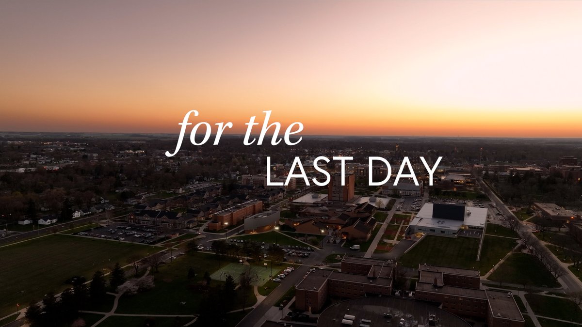 Here’s to you, and whether you're graduating or just leaving for the summer, here’s to your last day. #AlwaysBG