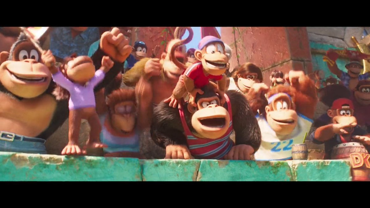 WE ❤️ U DK! #SuperMarioMovie is now playing only in theaters.