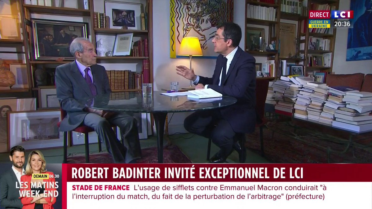 🔴 Vladimir Poutine : l'accusation 🗣️ "Les dictateurs d'aujourd'hui font les accusés de demain. L'Histoire doit parler. Il ne doit plus être président de la Russie." Robert Badinter, invité exceptionnel sur #La26 ▶️ #Le20HDeDariusRochebin Darius Rochebin