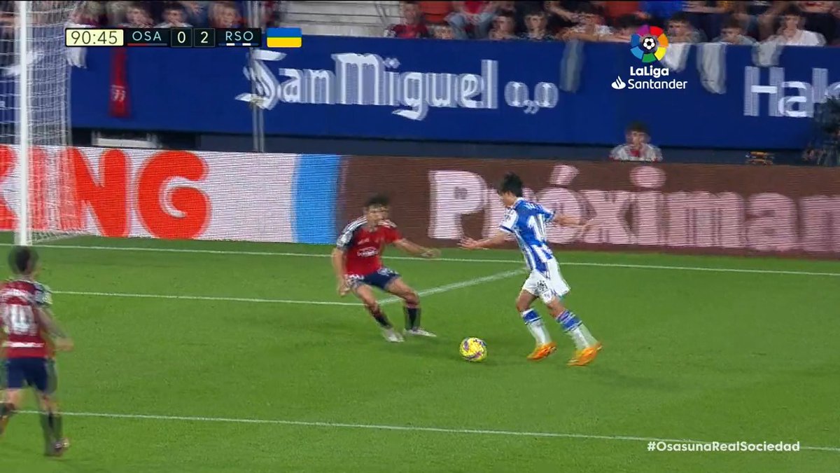 ハイライト #OsasunaRealSociedad 0-2 ⏯🇯🇵 #久保建英 選手のゴールは1:10から!