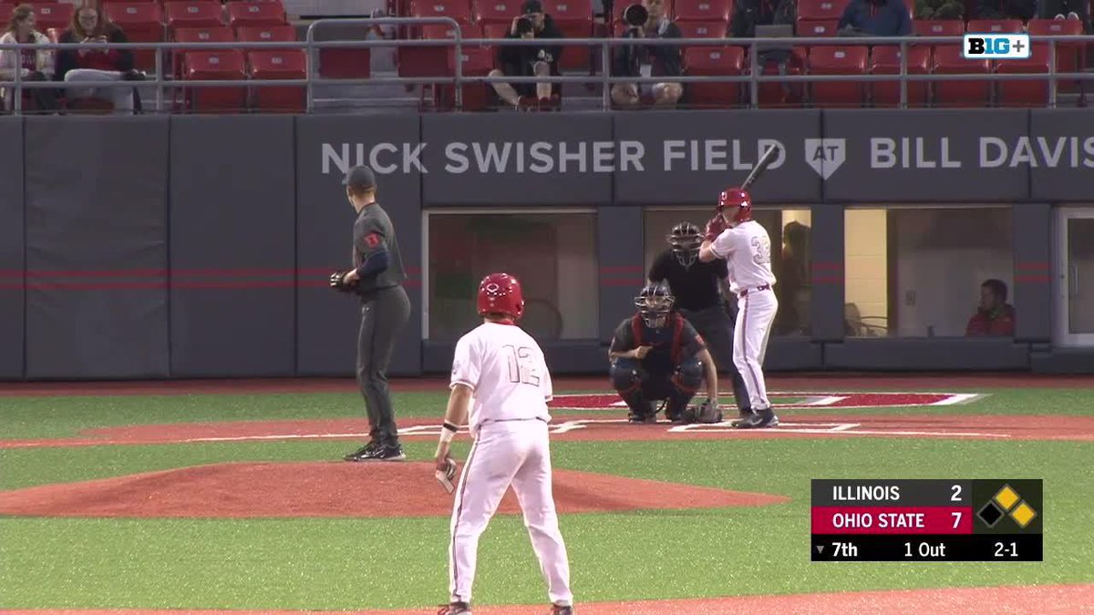 BOTTOM 7⃣ | FIRST HOMER AS A BUCKEYE FOR hunter rosson 💣 Ohio State leads, 10-2‼️ #GoBucks