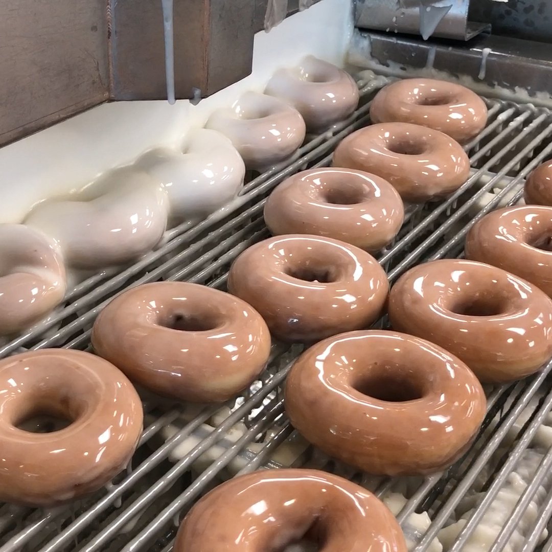 This Krispy Kreme location alone makes over 50,000 donuts per day
