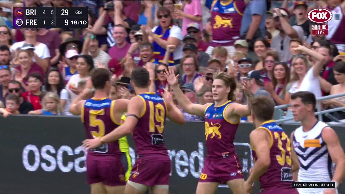 WILL ASHCROFT, YOU ARE KIDDING! A goal of the year contender! 📺 Watch #AFLLionsFreo LIVE on ch. 504 or stream on Kayo: ✍️ BLOG 🔢 MATCH CENTRE