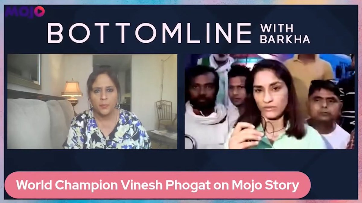 "Where is Sachin Tendulkar, the God of Cricket, Where is Aamir Khan who made Dangal"- seething Vinesh Phogat on Mojo Story on the #WrestlersProtest, the silence of public figures & why she wont move till Brij Bhushan Singh is arrested. Full interview