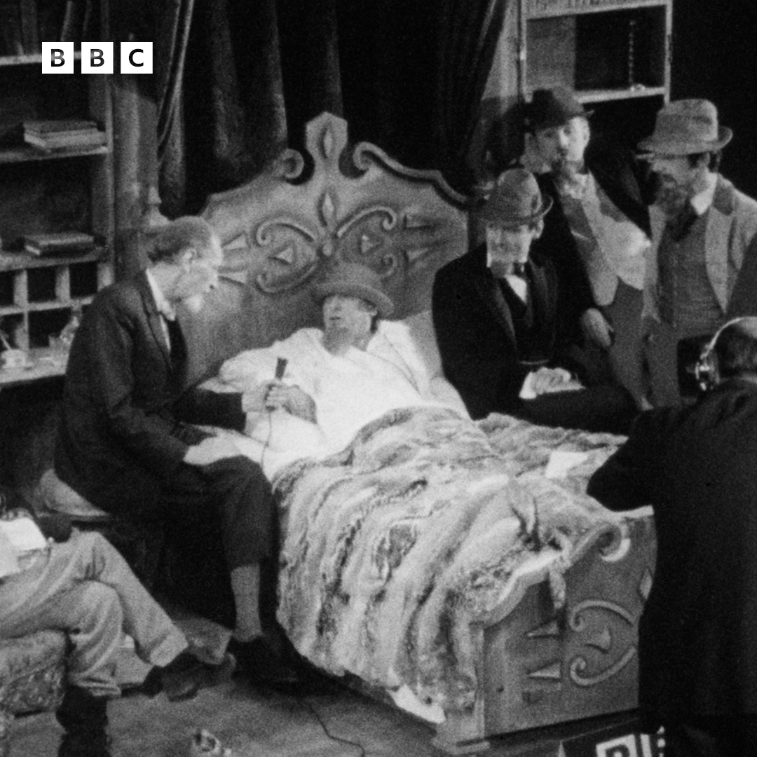 #OnThisDay 1966: 'Son of Oblomov' Spike Milligan gives a BBC TV interview from his on-stage bed, during a live improvised theatre performance in London's West End. "I like hearing people laugh. That's the biggest kick in the world."