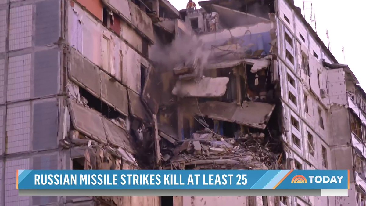 .@ellisonbarberz is on ground in Kyiv with the latest on the war in Ukraine after more than two dozen people were killed in a Russian airstrike.