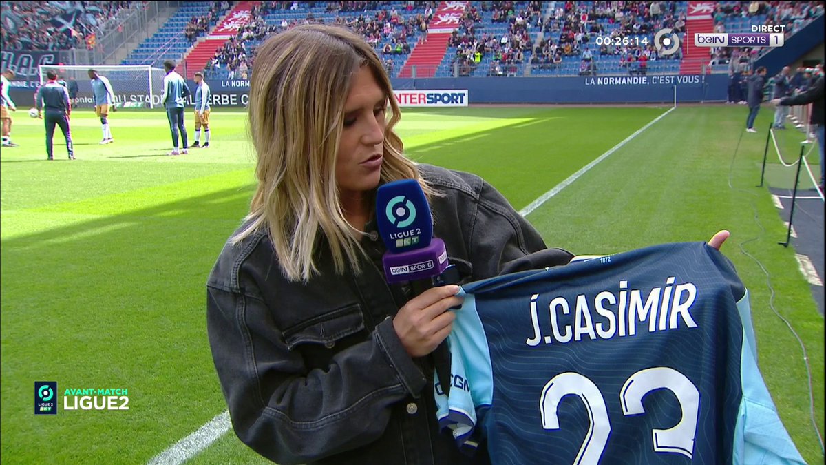 [📺 LIVE] ⚽️ #Ligue2BKT 🔮 Donnez votre pronostic pour Caen - Le Havre via #beINLIGUE2 👕 Le maillot de Josué Casimir est à gagner ! 😉 Follow beIN SPORTS pour jouer #beINLIGUE2 #SMCHAC
