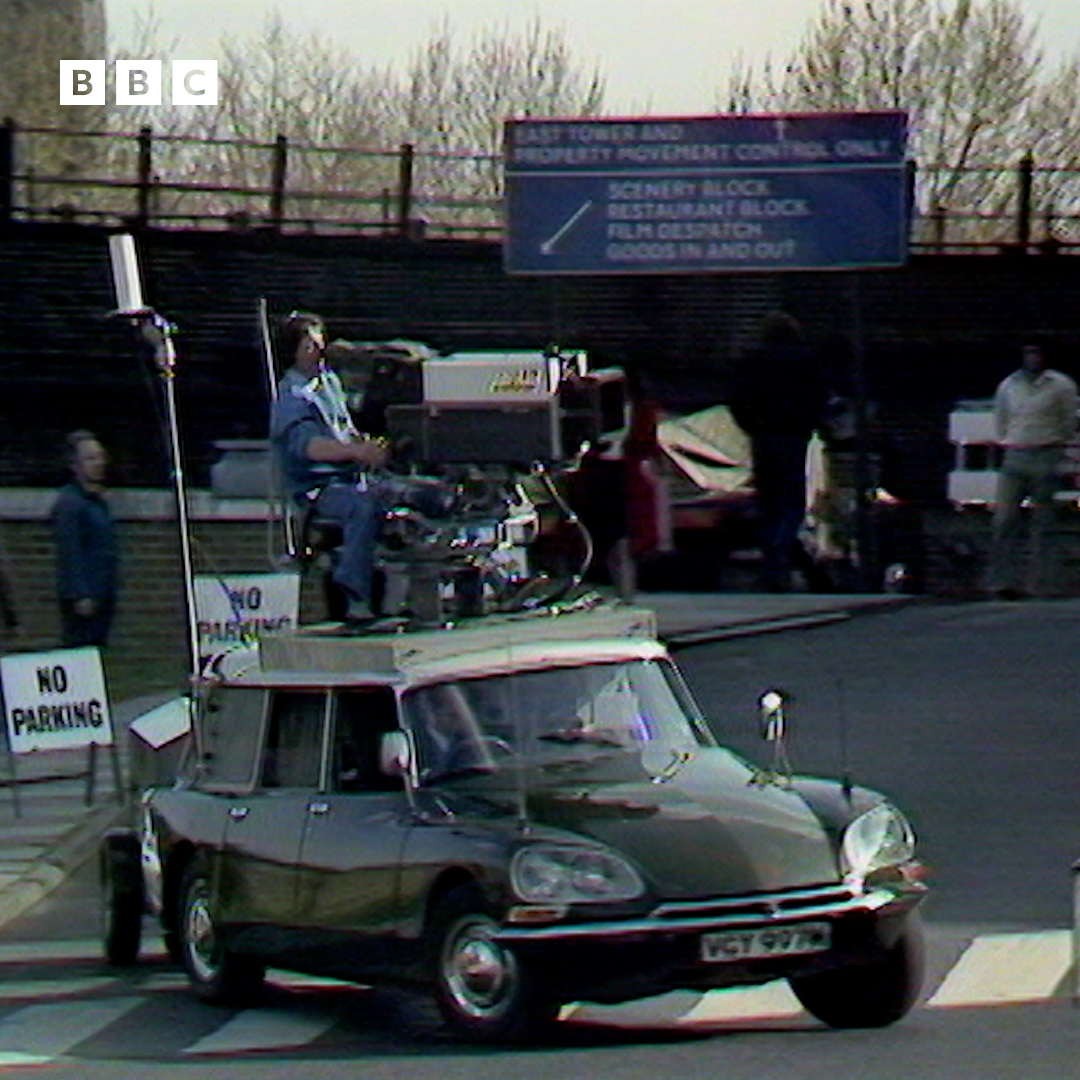 #OnThisDay 1976: Blue Peter's John Noakes bravely climbed aboard the roof of a Citroën DS Safari to demonstrate the BBC’s mobile camera technology.