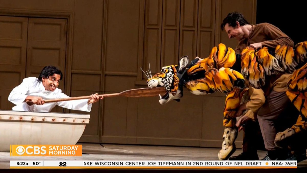 "Life of Pi" - first a hit novel, and then an Oscar-winning movie - is a story unlike any other. Now, with state-of-the-art puppetry and stagecraft, that story is on Broadway. Jamie Wax goes behind the scenes.
