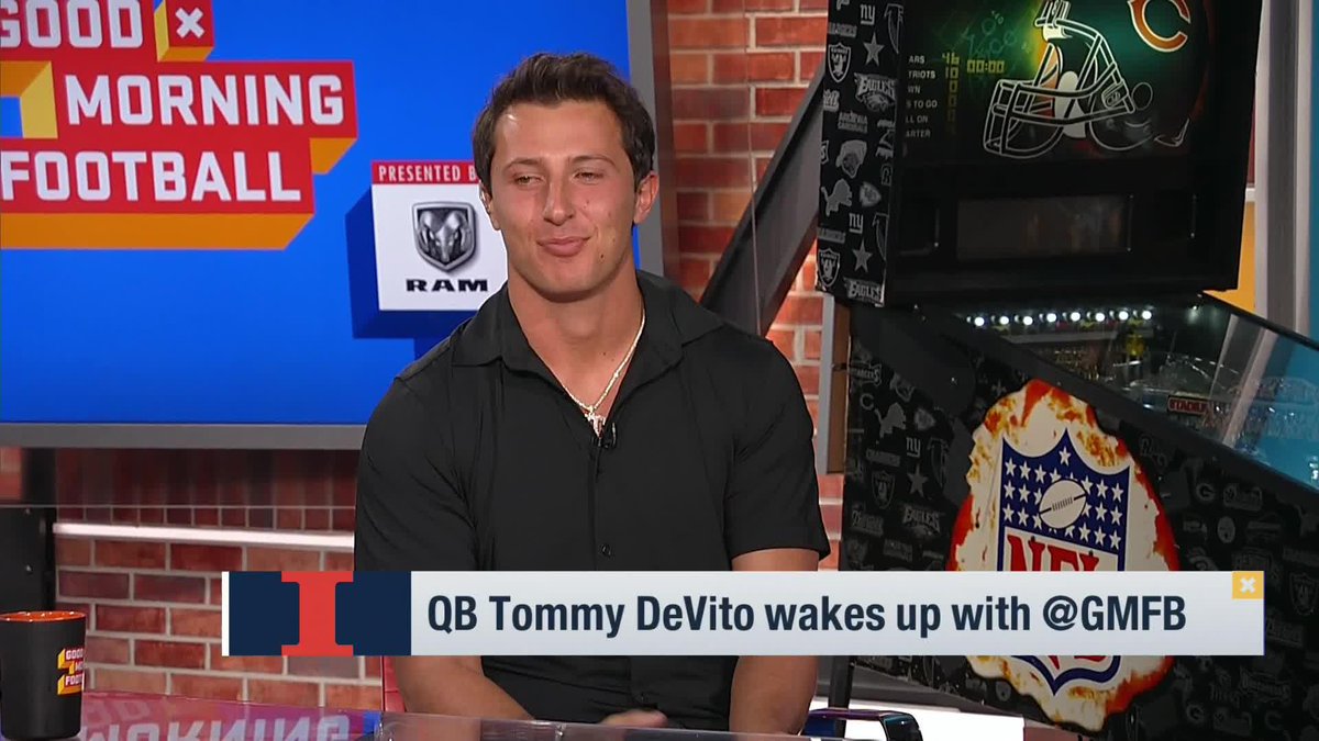 . Illinois Football QB Tommy DeVito wakes up with GMFB to talk about his teammate Devon Witherspoon, answering those no caller ID calls, and of course the #NFLDraft