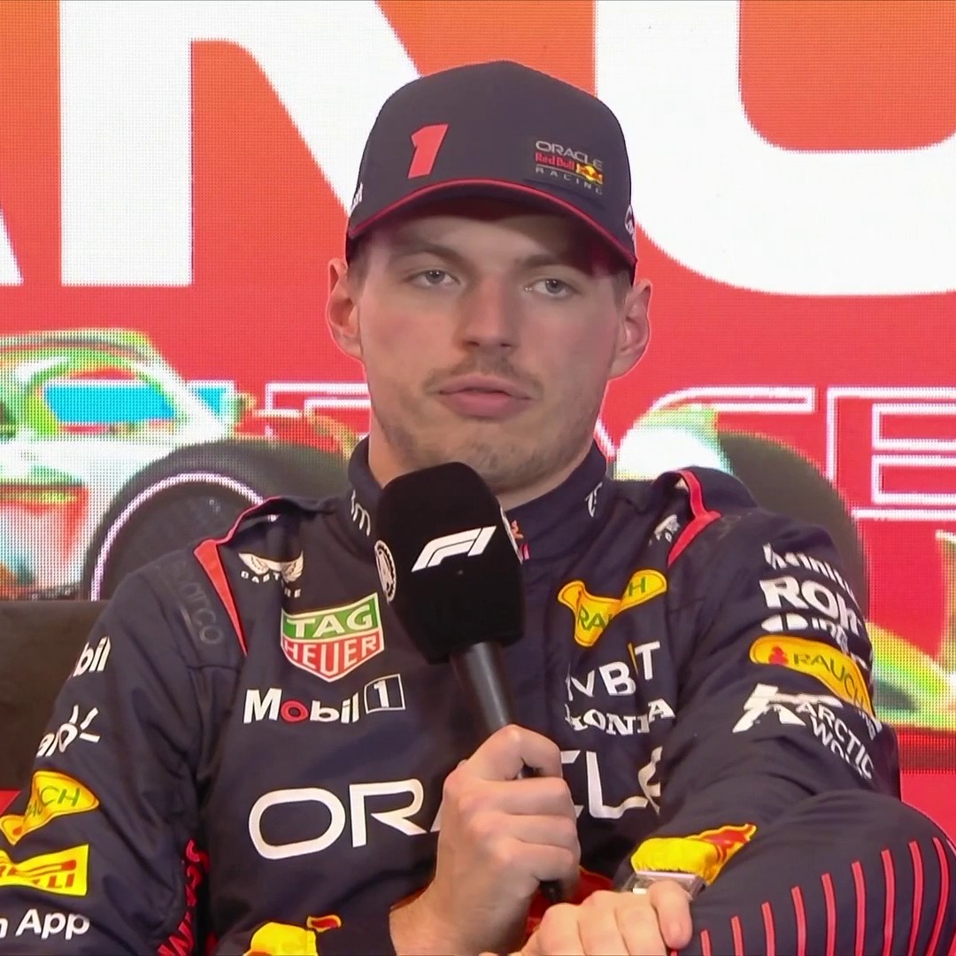 "I got bored through qualifying, to be honest" Max Verstappen gives his thoughts on the Sprint weekend in Baku 👇