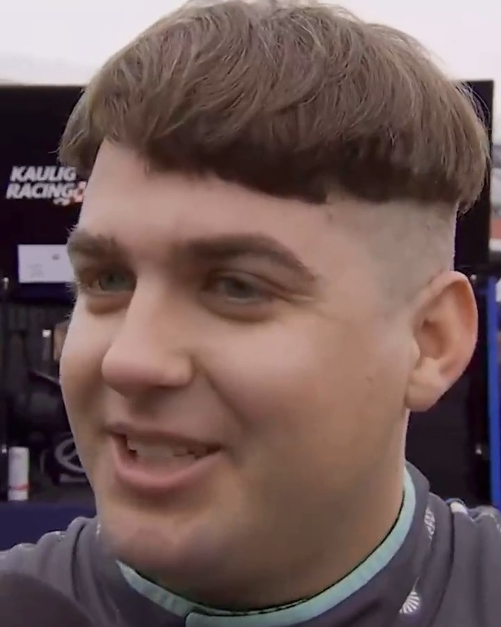 A bet with Austin Dillon resulted in Noah Gragson's new look 😂 Classic Noah.