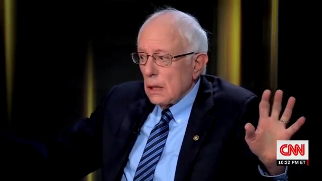 "Are you basically saying that once you get to $999 million, the government should confiscate all the rest?" BERNIE SANDERS: "I'm saying that we should go back to a very progressive tax policy." "Over $1 billion basically all goes to the government?" SANDERS: "Yeah"