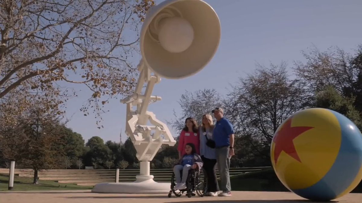 Today is #WorldWishDay! For more than 40 years Disney &amp; Make-A-Wish America have worked together to deliver life-changing experiences to kids and their families. Addie's wish was to be a voiceover actor at Pixar! See her fun-filled day at the studio.✨Learn more at