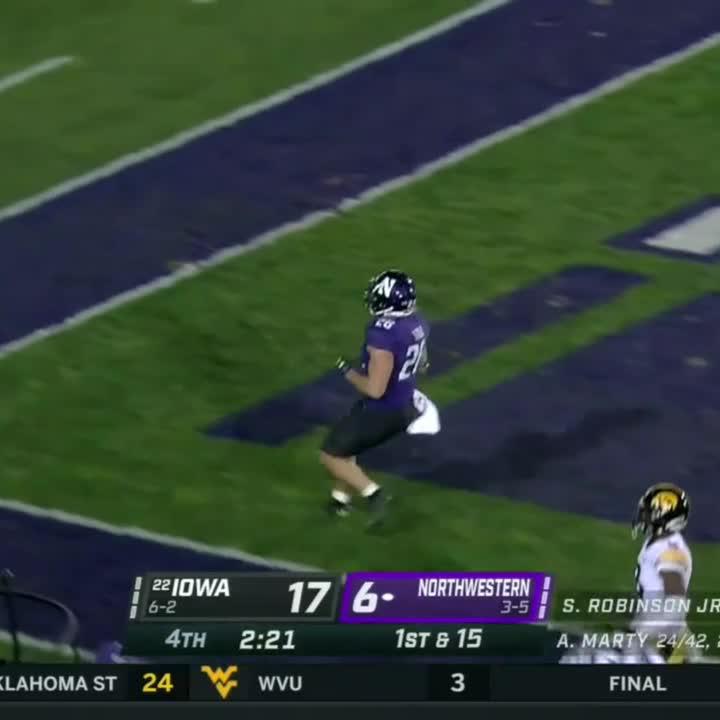 Hull of a pick, right here. 😳 The Indianapolis Colts draft Northwestern Football's do-it-all RB Evan Hull (Evan Hull). #NFLDraft x #ForTheShoe