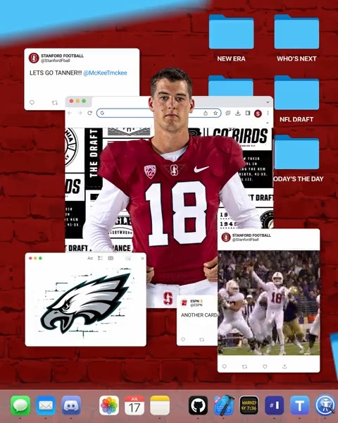 Round 6 | Pick 188 Tanner McKee is the newest member of the Philadelphia Eagles! #GoStanford
