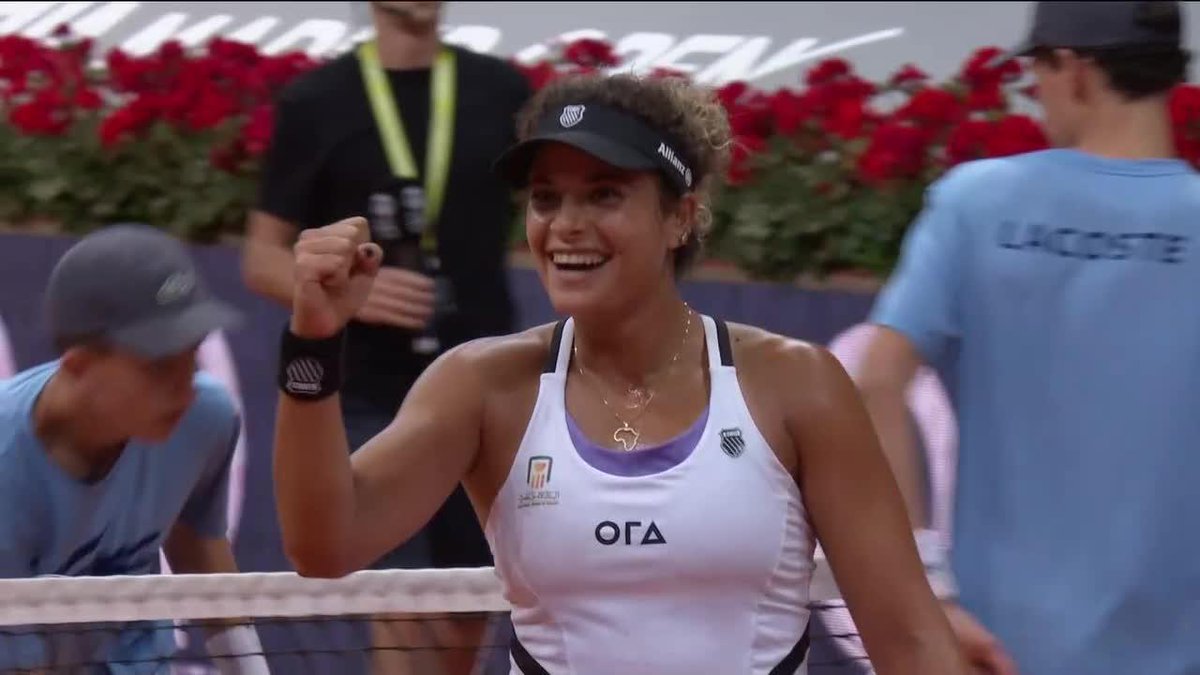Making memories in Madrid 🤩 Mayar Sherif moves past the No.5 seed Garcia to mark the best win of her career! #MMOPEN
