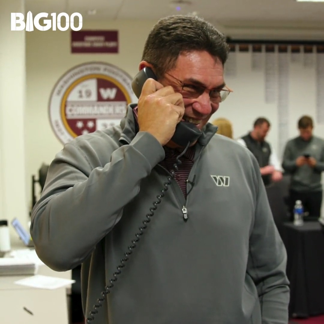 Awwwwwww @_mill_ticket 💛 BIG 100 - Home of the Washington Commanders | #HTTC