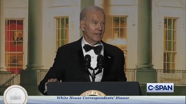 President Biden: "I had a lot of Ron DeSantis jokes ready, but Micky Mouse beat the hell out of me and got there first." #WHCD #nerdProm