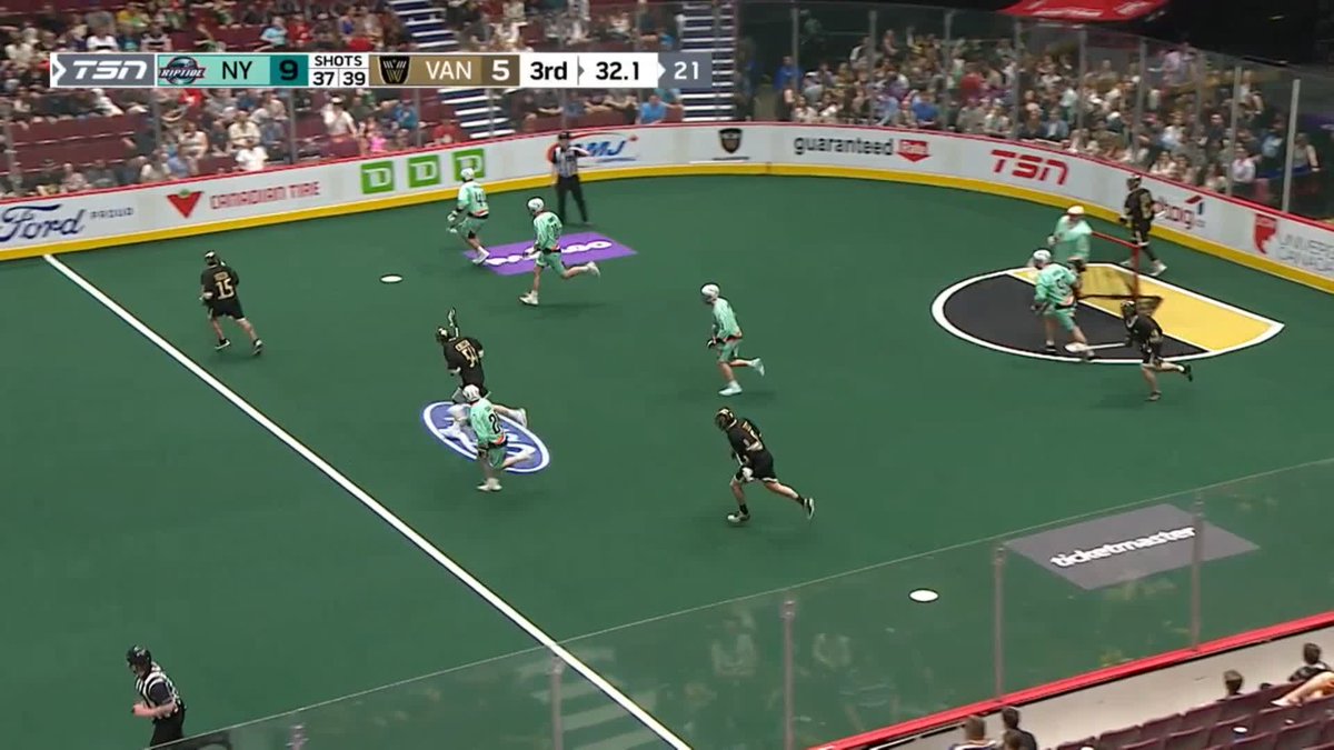 It may be the last game of the season for the @newyorkriptide, but that's the FIRST NLL goal for Curtis Conley! 👏