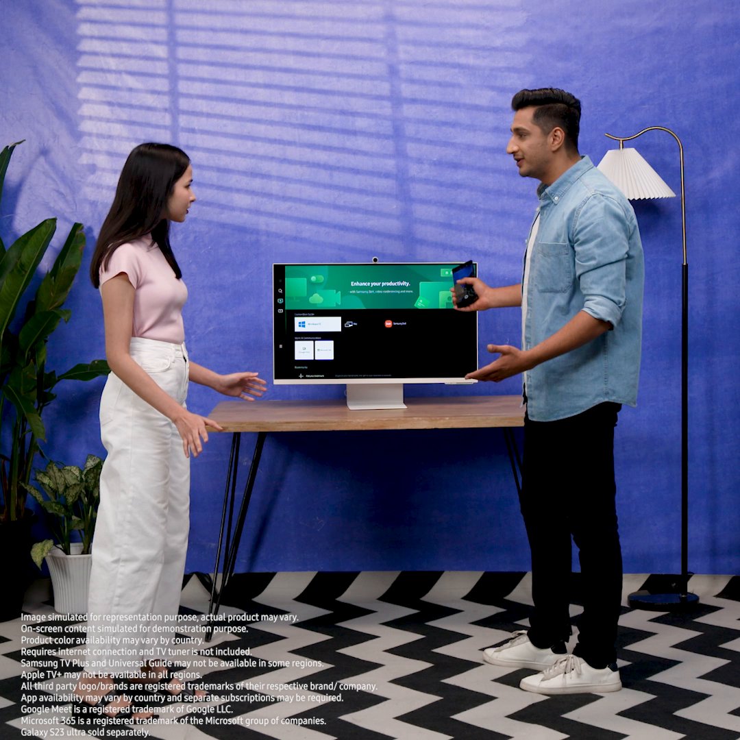 Flaunt your setup with the Ultra Slim flat back and beautiful colours on the Smart Monitor M8. Offer ends 30 April midnight. Know more: T&C apply. #Samsung