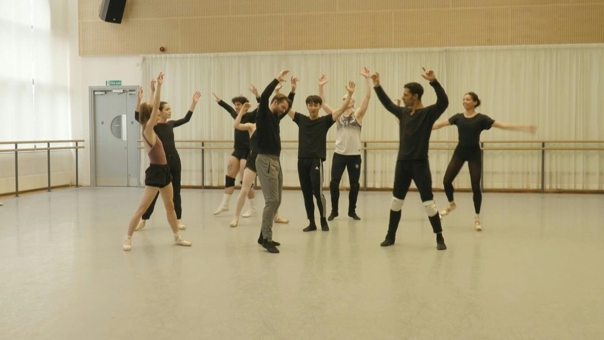 VIDEO: Dancers from the Royal Birmingham Ballet rehearse for a new full-length, three-act ballet inspired by British heavy metal band Black Sabbath which will open in September.