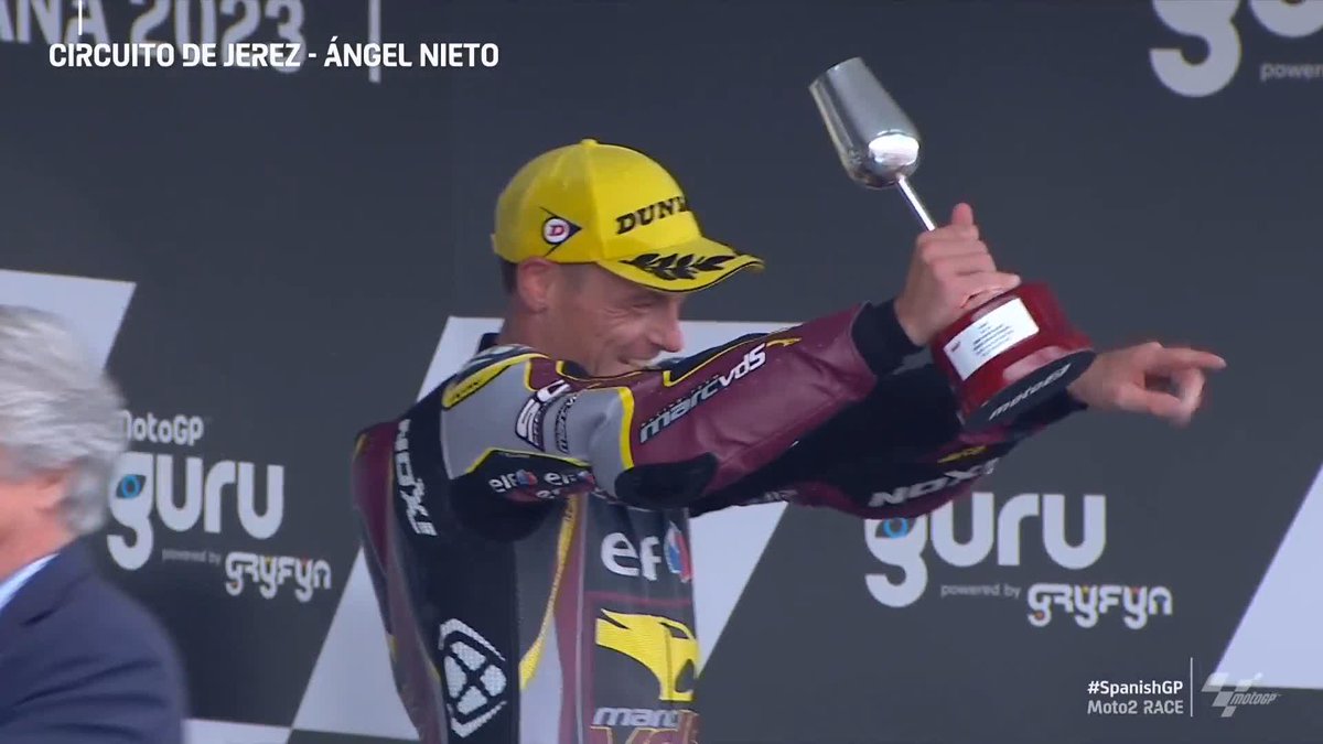 It was worth the wait! 🏆 Sam Lowes returns to winning ways! 🎉 #SpanishGP 🇪🇸