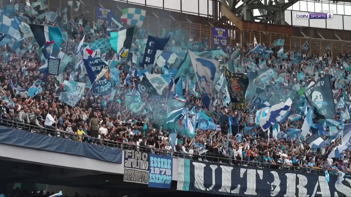 [📺LIVE] 🇮🇹 #SerieA 🤩 Quelle ambiance au Stade Diego Armando Maradona ! En cas de victoire, les Napolitains seront officiellement champions d'Italie ! 👉 Suivez Napoli - Salernitana en direct sur beIN SPORTS 2