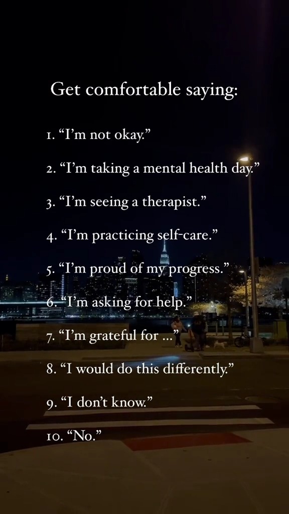 Let's get comfortable being vulnerable and honest. What else would you add to this list?