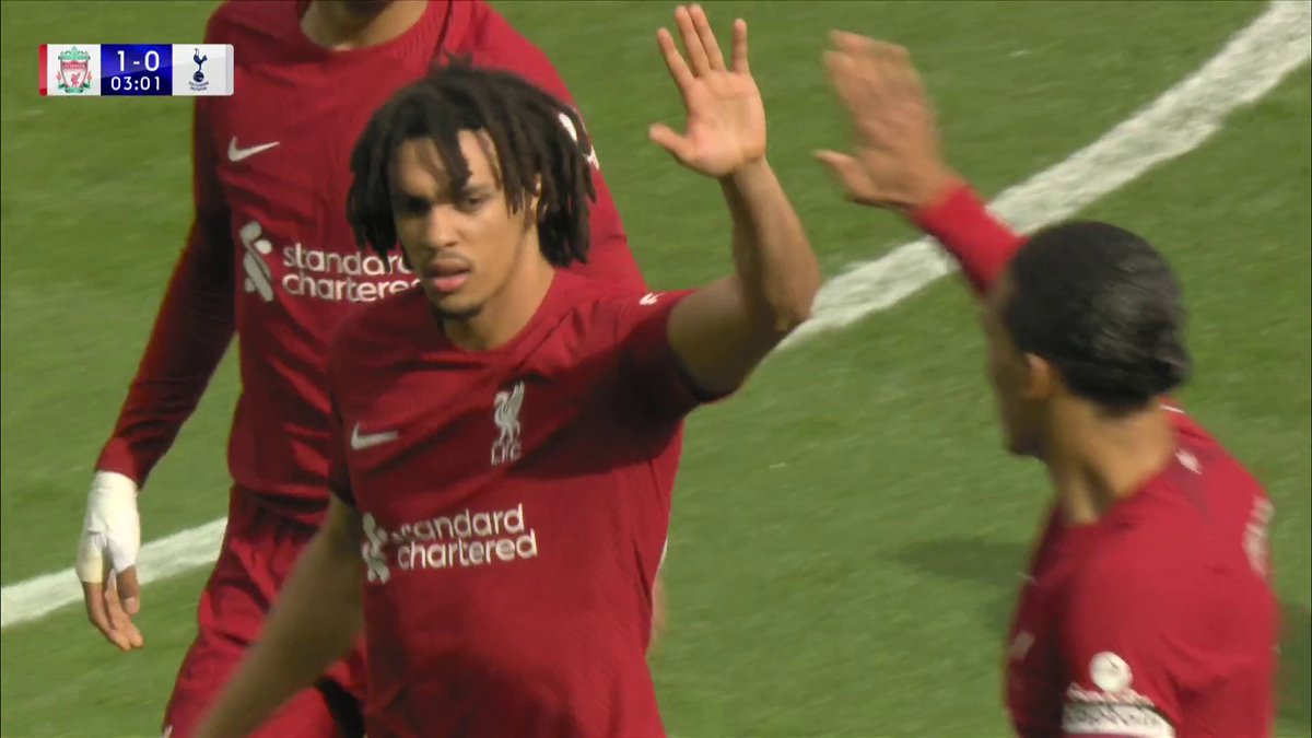 Liverpool ahead INSIDE three minutes! 😱 That Trent assist 🤤