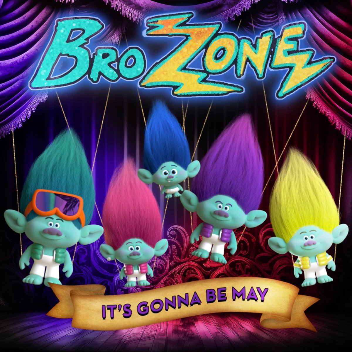 Saying bye, bye, bye to April! #TrollsBandTogether