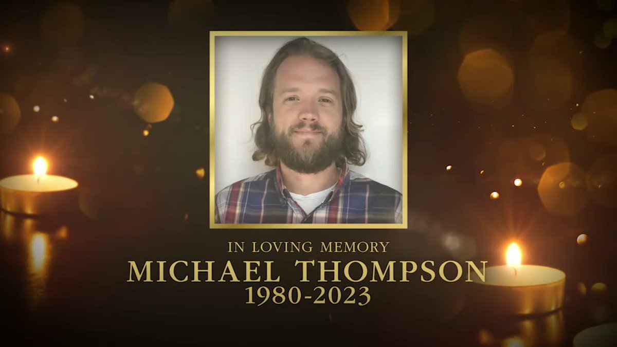 We love you, Mike. Our hearts are with the Thompson family.