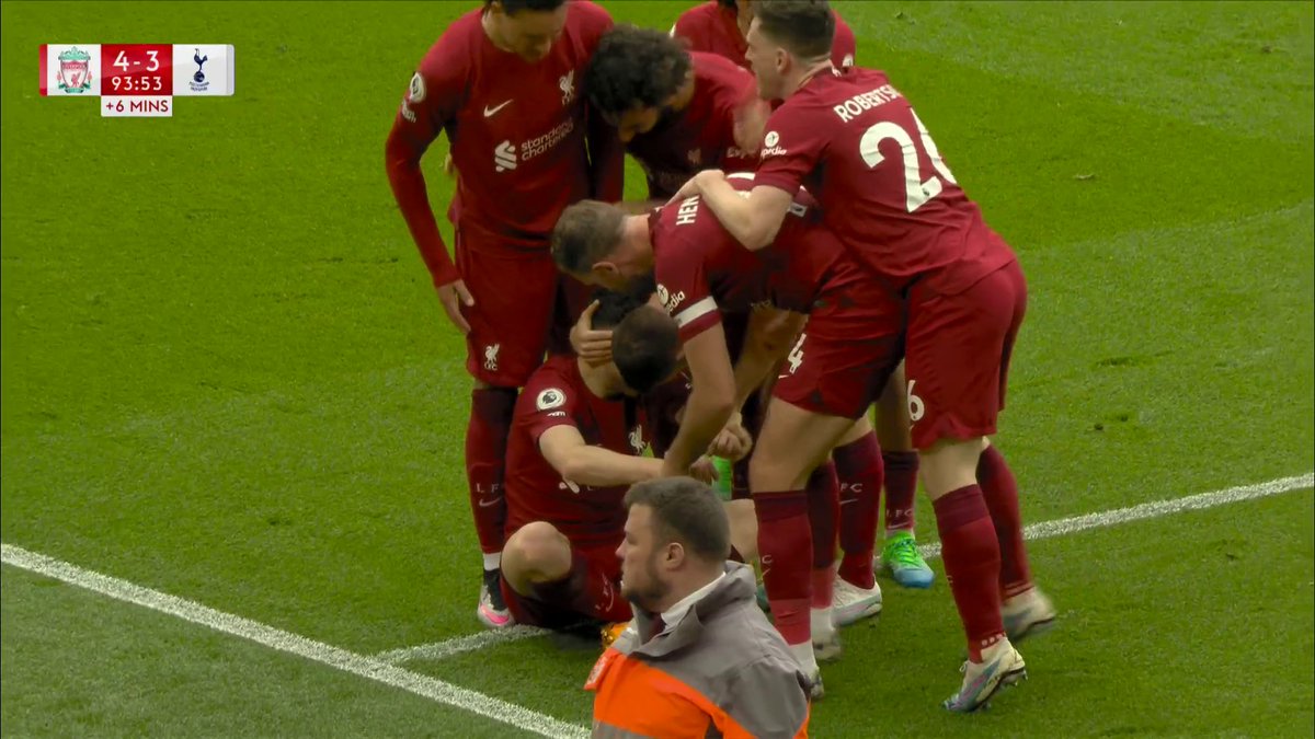 "That is the most Tottenham thing you will ever see." 😬 Just MOMENTS after Richarlison equalises for Tottenham, Jota slips another into the net!! 🤯