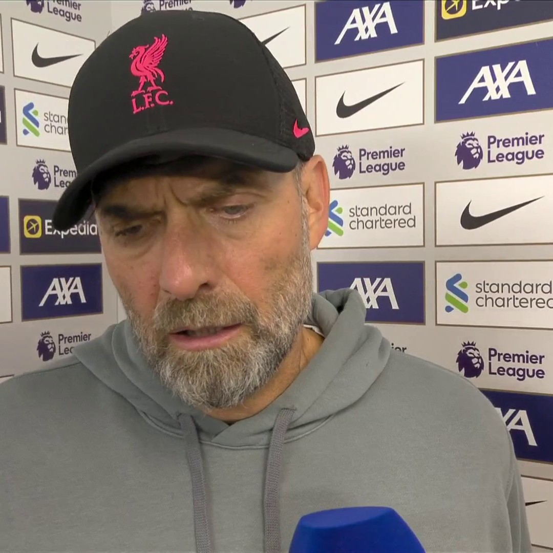 "I really don't know what this man has with us?" 😠 Jurgen Klopp on referee Paul Tierney.