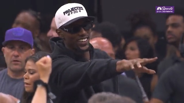 .Harry Giles III courtside for Game 7 😁