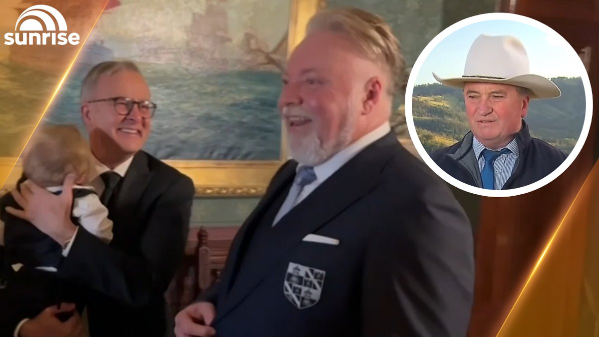 "He's a bit of a dude... bit of a DJ" Barnaby Joyce has criticised Prime Minister Anthony Albanese after he attended the wedding of radio star Kyle Sandilands over the weekend. #sunriseon7 #kylesandilands Barnaby Joyce Tanya Plibersek KIIS 1065 Kyle and Jackie O