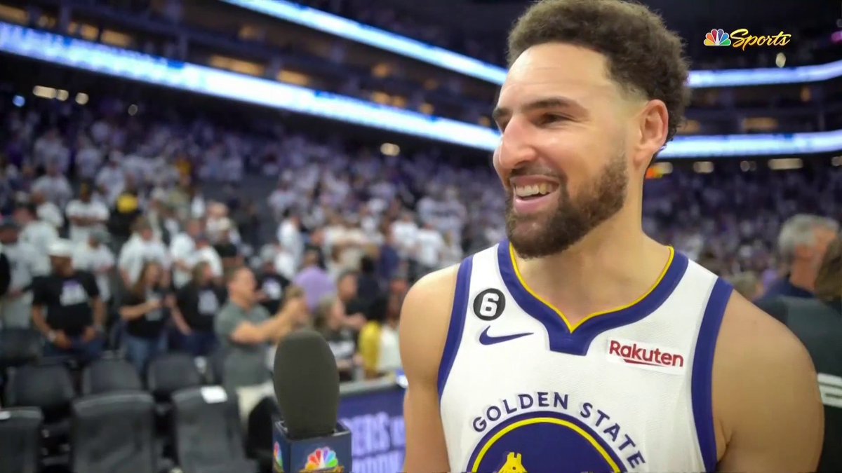 Klay can't say enough great things about the performances by Steph and Loon Warriors Postgame Live is airing RIGHT NOW on NBC Sports Bay Area and streaming here: