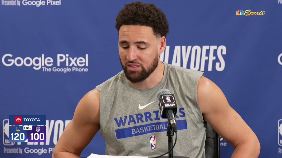 "This is a Game 7 I'll forever remember as 'The Steph Curry Game.'" - Klay