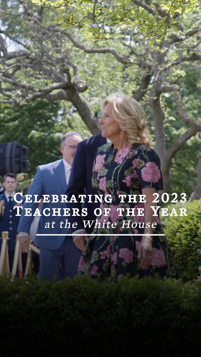 An educator herself, First Lady Melania Trump celebrated the dedication of America’s teachers at this year’s Teachers of the Year ceremony.