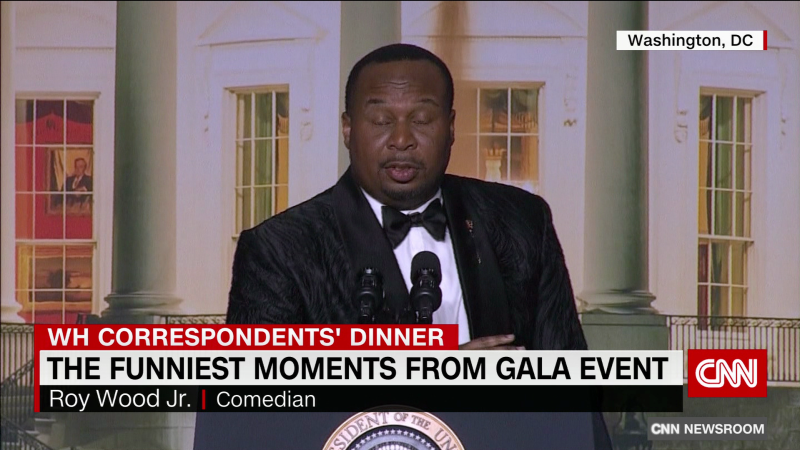 Roy Wood Jr.'s best jokes at the White House Correspondents' dinner