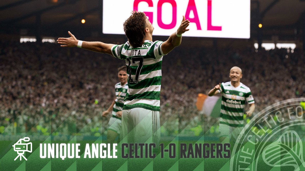 🎵 There's going to be a goal, our superstar from Portugal.., 🇵🇹 Jota with his fourth Glasgow Derby goal and another iconic celebration to match to see us through to the #ScottishCup Final in June! Enjoy this #UniqueAngle, Celts 🍀🚨 #CELRAN | Celtic Football Club | #COYBIG🍀