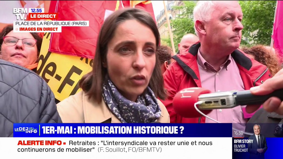 Sophie Binet: "Aujourd'hui Paris est en quelque sorte la capitale mondiale du mouvement social"