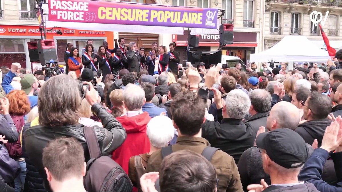 Si vous êtes insoumis, insoumise, soyez-le jusqu'au bout. Les derniers à céder, c'est vous. On ne peut pas se faire voler 2 ans de vie, on ne peut pas passer à autre chose. Nous récupérerons la retraite à 60 ans. Ne cédez pas, la lutte continue jusqu'au retrait. #1erMai