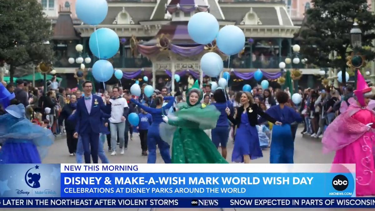 Disney celebrates #WorldWishDay at @disneyparks around the world! #MakeAWish #DisneyWishes
