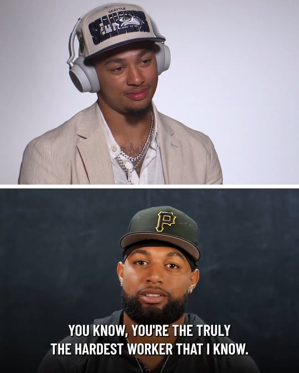 "You're not only my brother, but you're my best friend." MLB player Canaan Smith-Njigba had some words of encouragement for his brother Jaxon after he was drafted by the Seattle Seahawks. JSN | Canaan Smith-Njigba | Pittsburgh Pirates