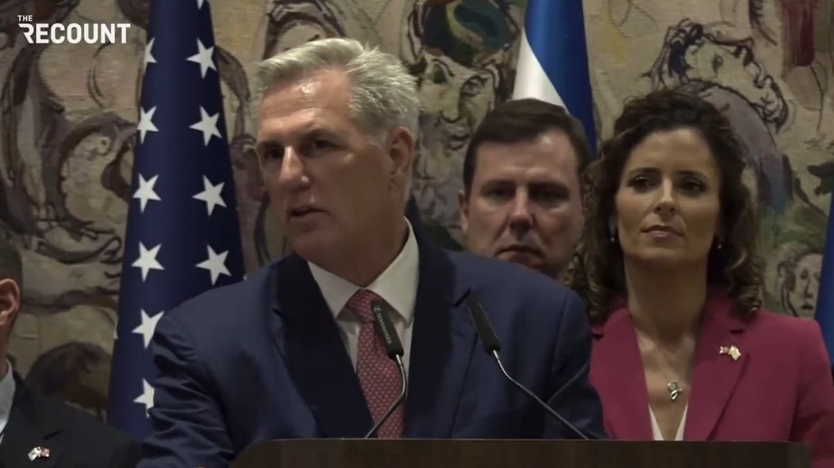 🚨🚨#PrinciplesFirst alert: MCCARTHY changes tone on aid to Ukraine to Russian reporter: “I support aid to Ukraine. I do not support what your country has done to Ukraine, or your killing of children. The rest of the world sees it for what it is.”