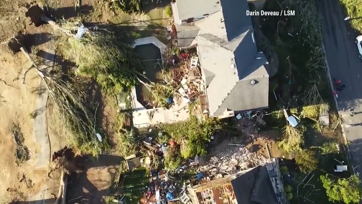 NEW: Drone footage of the destruction in Virginia Beach, VA after a tornado touched down Sunday evening. We're LIVE with the latest on the tornadic activity that took place in Florida and Virginia this past weekend.